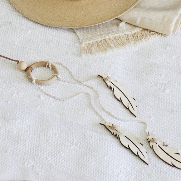 SOLD Handmade feather Dream Catcher Wall Hanging - Picture 9 of 9
